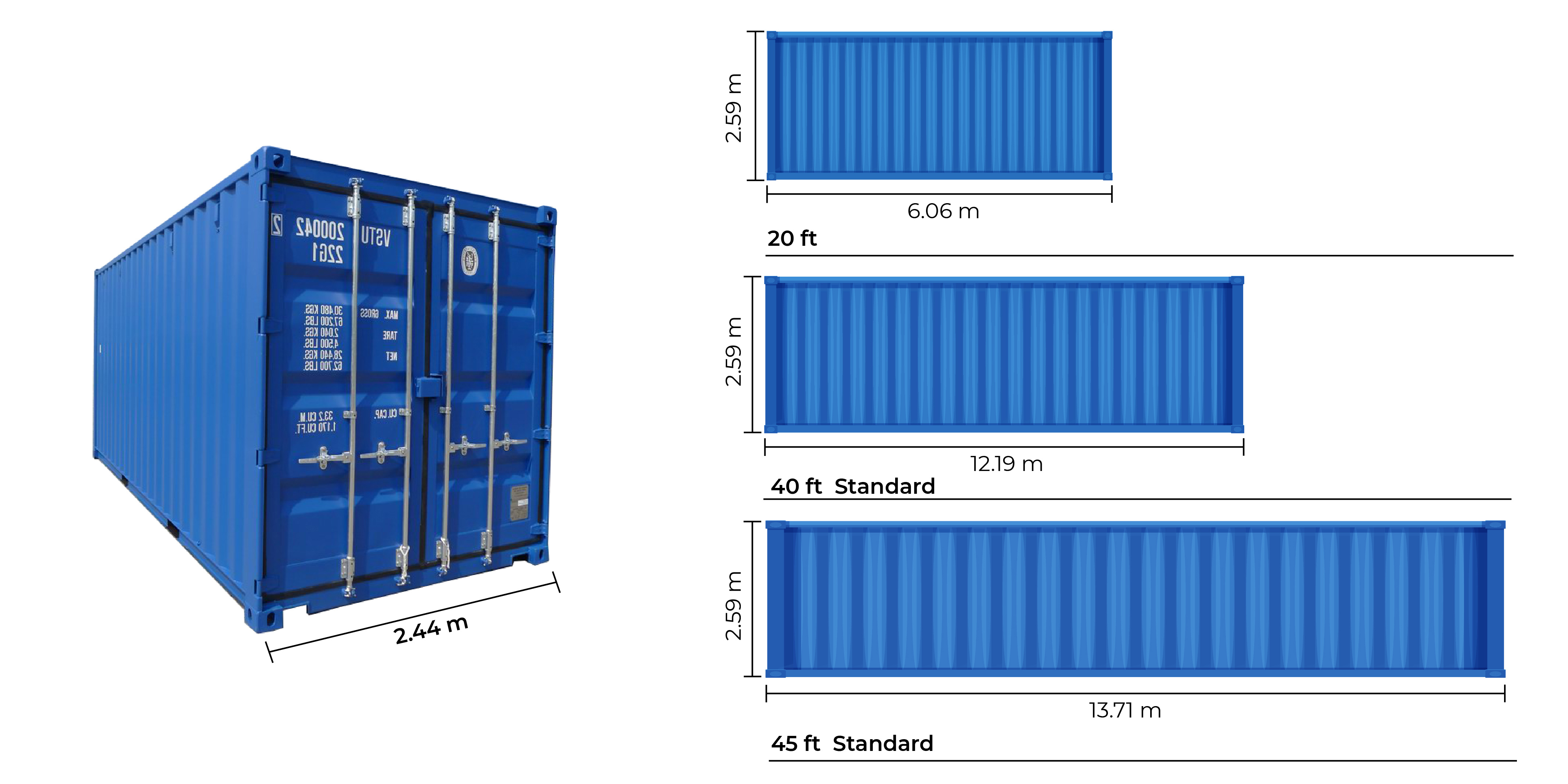 What Is The Size Of A Shipping Container In Meters What Is The Size Of A Shipping Container In Meters
