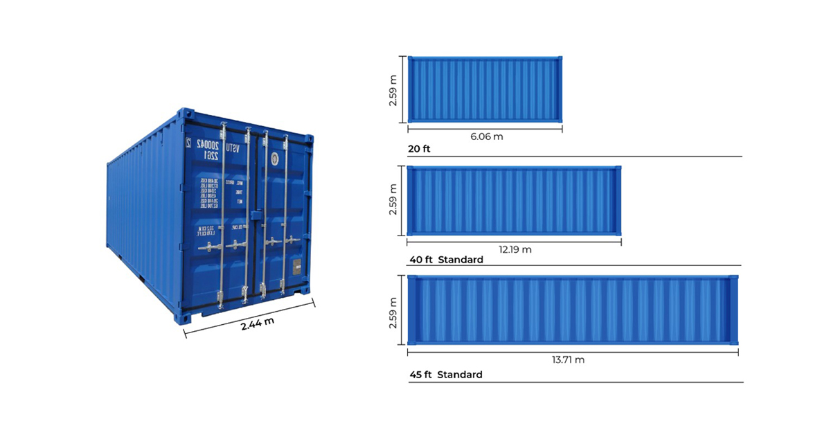 DIMENSI DAN UKURAN KONTAINER | VS&B Containers